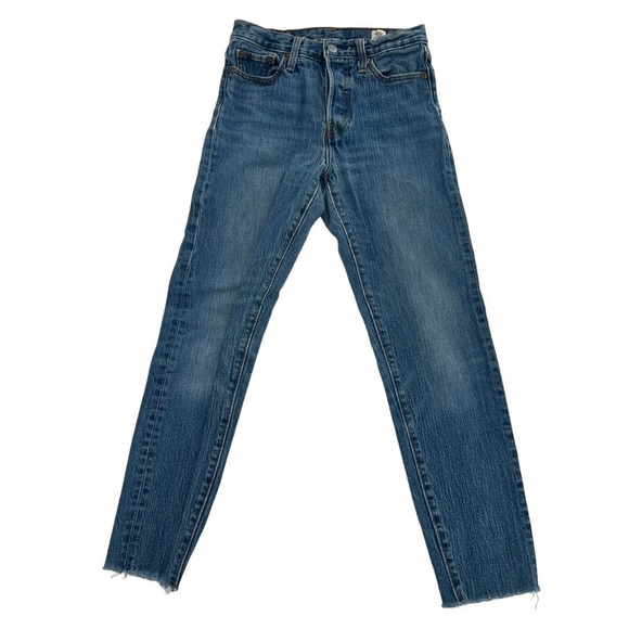 Levi’s Women’s White Oak Stone Denim Button Fly Jeans Size 26